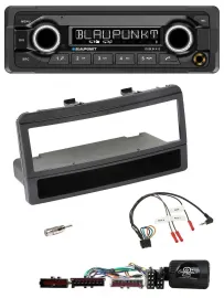 Blaupunkt MP3 Bluetooth USB Lenkrad Autoradio für Ford Mondeo 00-02 schwarz Abla