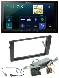Pioneer MP3 Bluetooth USB 2DIN DAB Autoradio für Audi A4 04-08 B7 Bose Aktivsyst