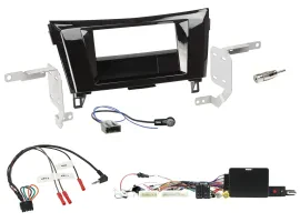 Einbauset Lenkradadapter DIN Autoradio für Nissan Qashqai 19-21 X-Trail Kamera