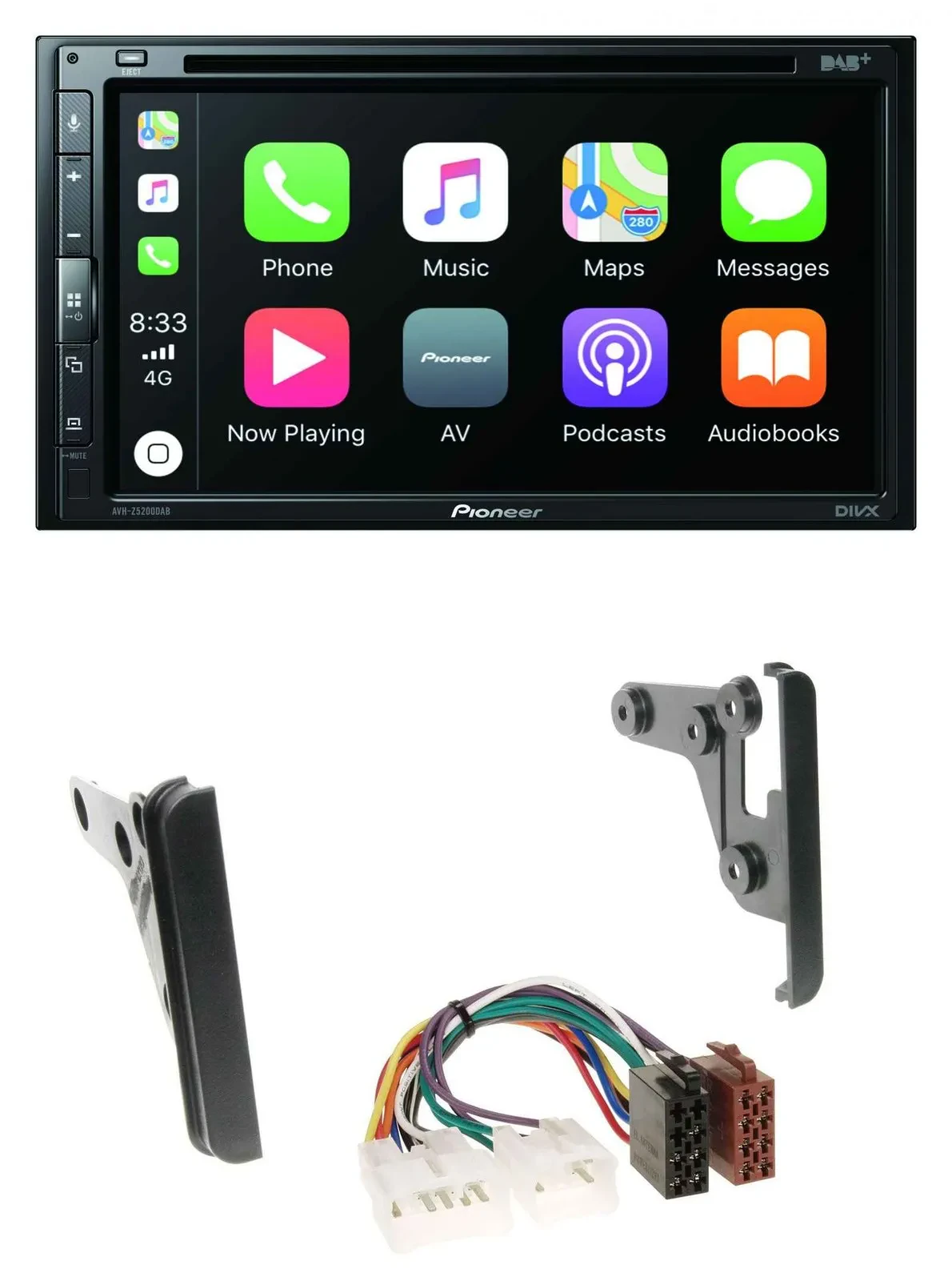 Pioneer DVD 2DIN MP3 DAB Bluetooth USB Autoradio für Toyota Tundra Celica FJ