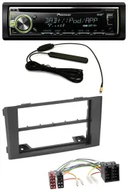 Pioneer MP3 USB CD DAB AUX Autoradio für Iveco Daily (06-14) - schwarz