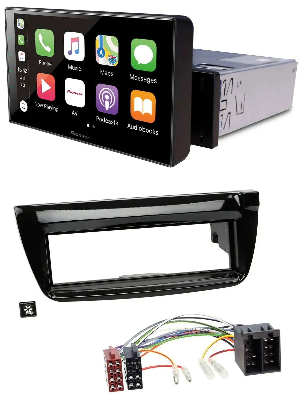 Pioneer Bluetooth MP3 DAB USB Autoradio für Opel Combo ab 11 Fiat Doblo 12-15