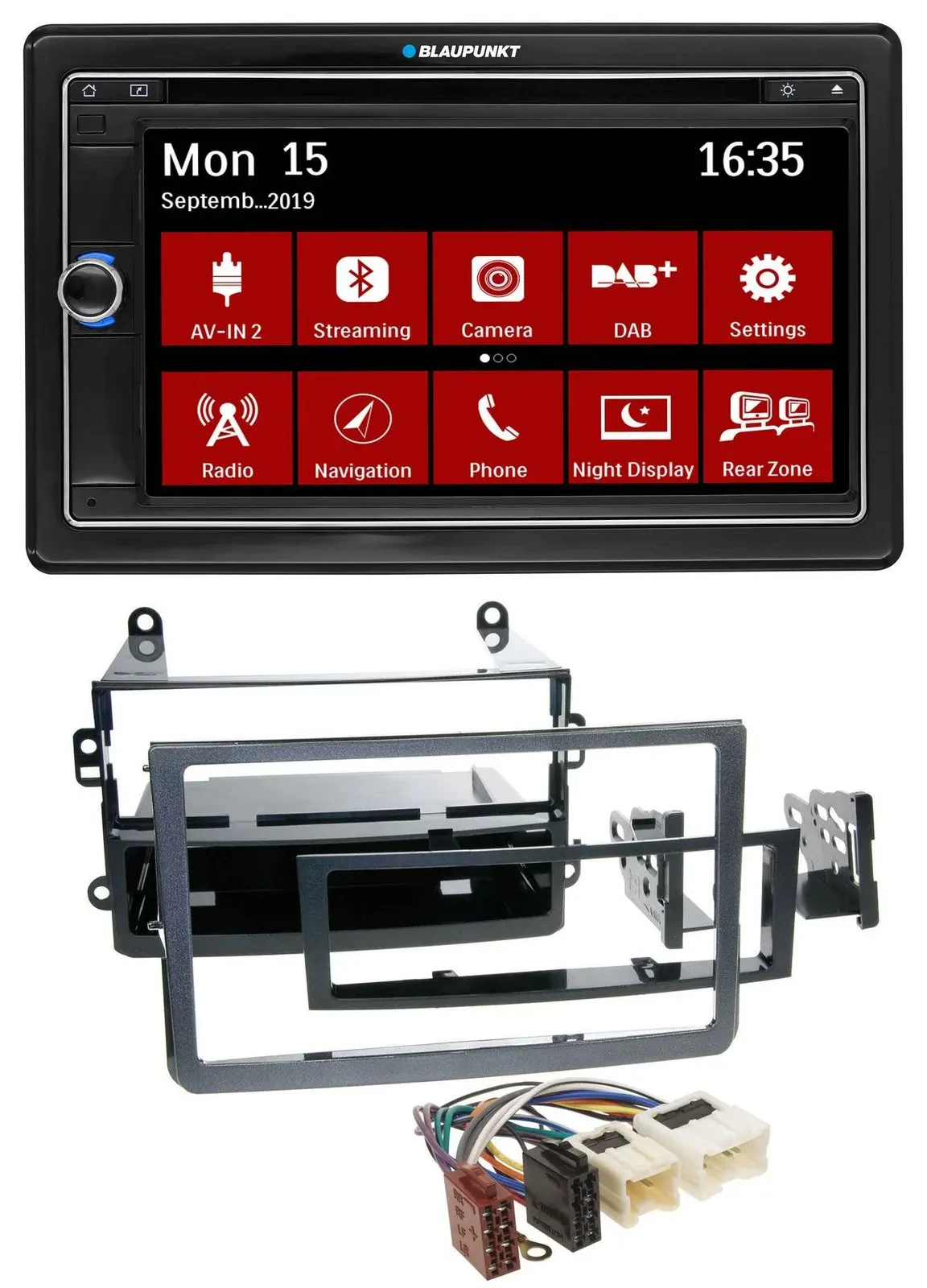 Blaupunkt Bluetooth DAB 2DIN USB DVD MP3 Autoradio für Nissan 350Z Coupe Roadste