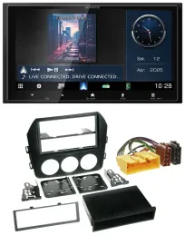 Kenwood Bluetooth 2DIN USB DAB MP3 Autoradio für Mazda MX 5 (NC, ab 2008)