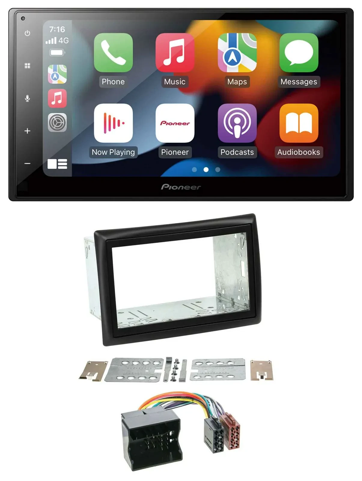 Pioneer DAB Bluetooth 2DIN USB MP3 Autoradio für Renault Megane 2009-2010