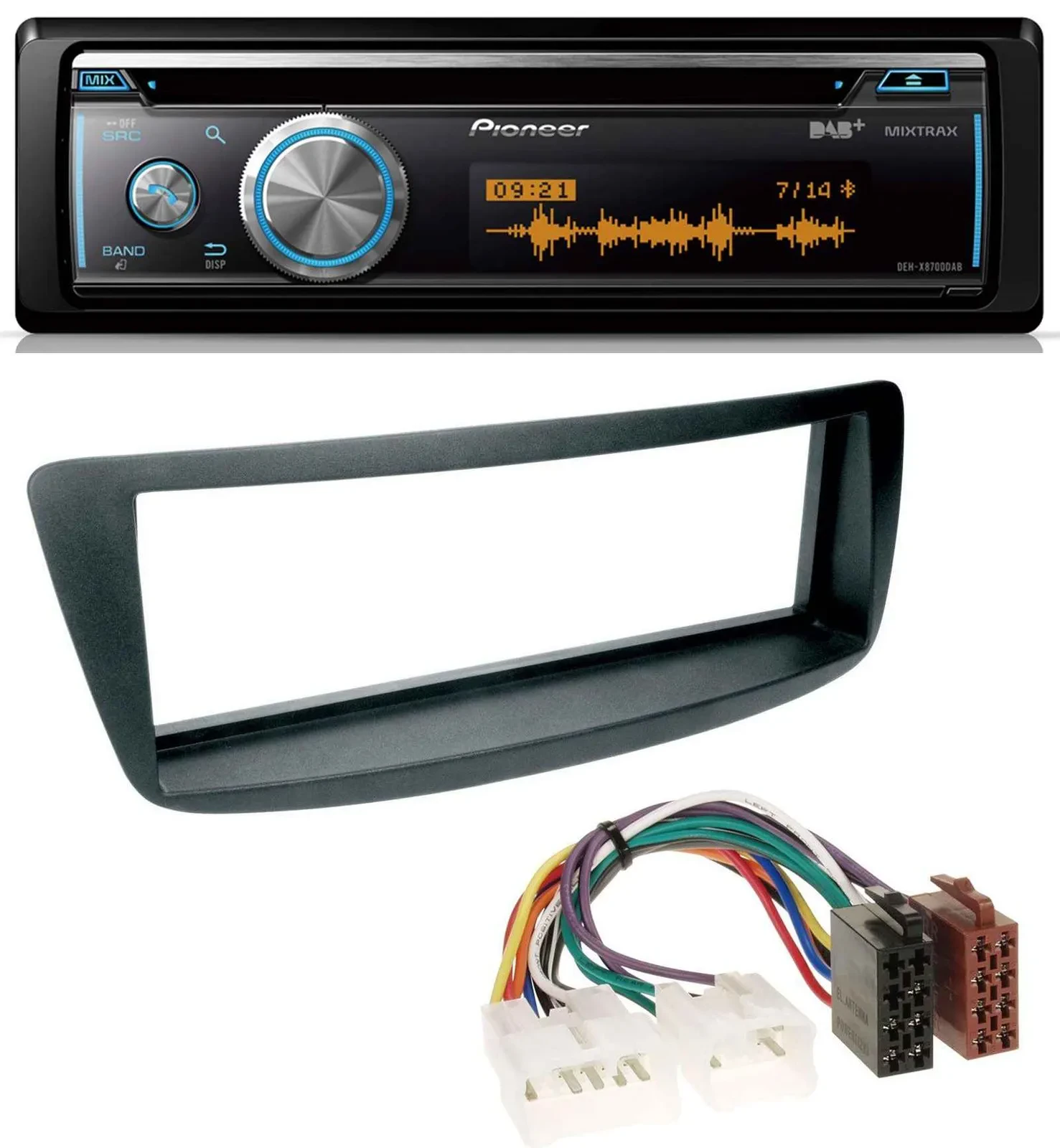 Автомагнитола для Toyota Aygo (AB1, 2005–2014) Pioneer MP3, DAB, USB, CD, Bluetooth