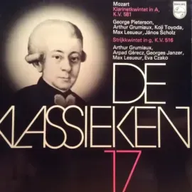 MOZART - De Klassieken 17 - Klarinetkwintet In A / Strijkkwintet In G (LP, Used)