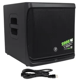 Mackie DLM12S 2000 Watt 12" Powered Subwoofer Sub For Church Sound Systems