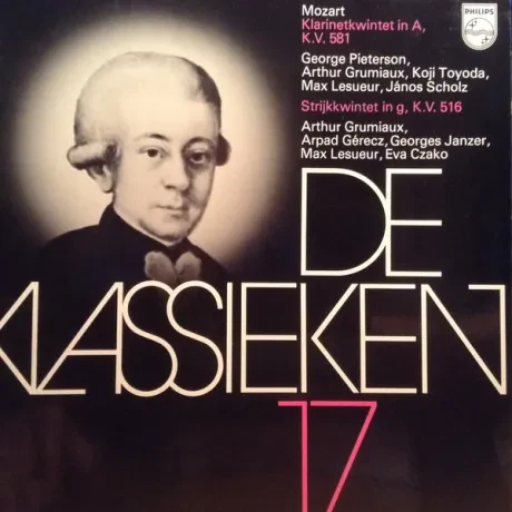 MOZART - De Klassieken 17 - Klarinetkwintet In A / Strijkkwintet In G (LP, Used)