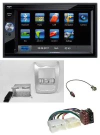 Blaupunkt SD Bluetooth 2DIN MP3 USB AUX Autoradio für Dacia Sandero Logan Duster