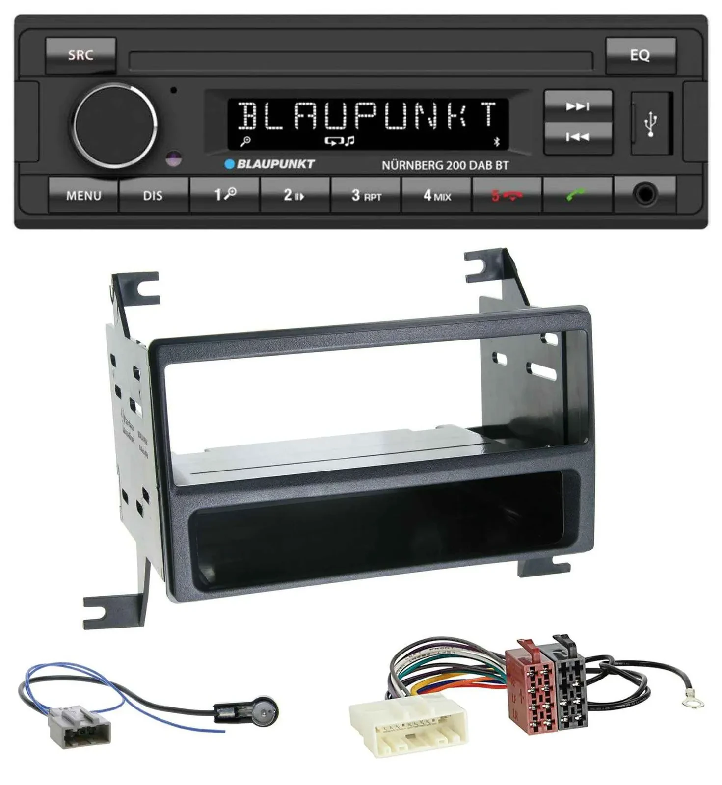 Blaupunkt USB DAB MP3 Bluetooth Autoradio für Nissan Juke (J15, 2010-2014)