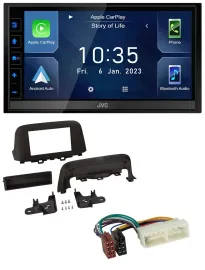 JVC DAB Bluetooth MP3 USB 2DIN Autoradio für Hyundai Kona (ab 2018)