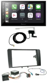 Pioneer USB MP3 2DIN Bluetooth DAB Autoradio für Audi A3 06-12 8P Infinity Aktiv