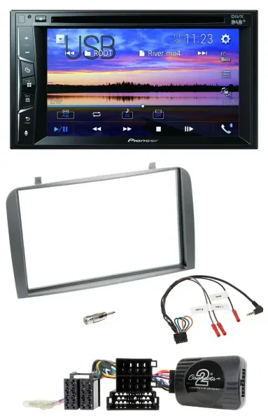 Pioneer Bluetooth 2DIN USB DVD DAB Lenkrad Autoradio für Alfa Romeo GT 147 07-10