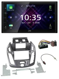 JVC DAB 2DIN MP3 Bluetooth USB Autoradio für Ford Transit mit Display 2012-2018