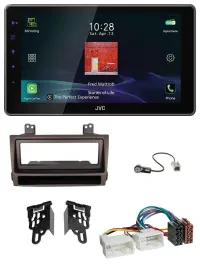 JVC DAB MP3 Bluetooth USB Autoradio für Hyundai Sonata ab 09 dunkelbraun metalli