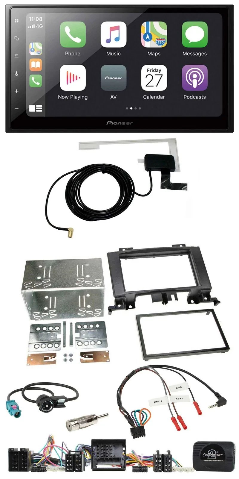 Автомагнитола Pioneer 2DIN USB Bluetooth DAB для Mercedes Sprinter Audio 5