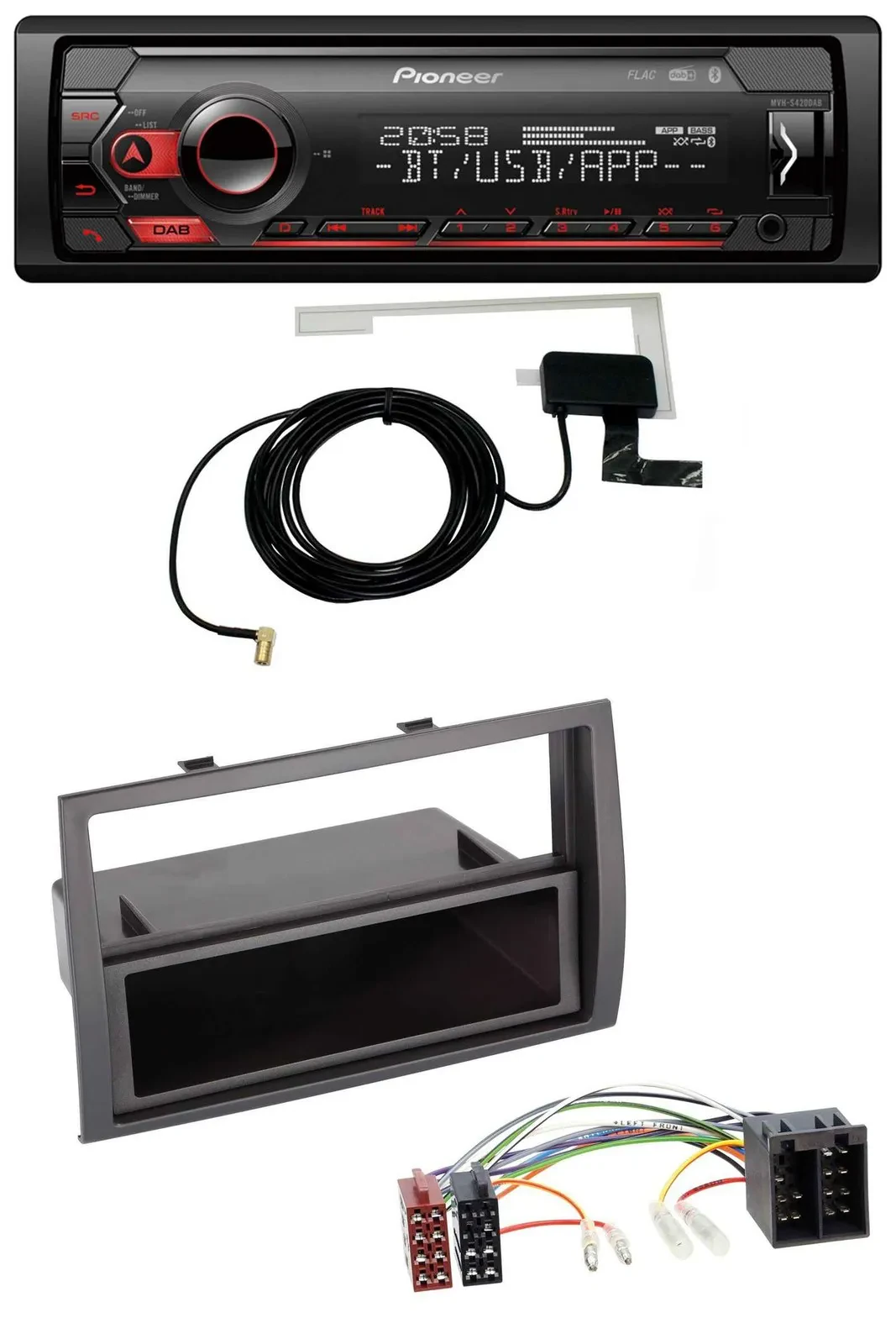 Автомагнитола Pioneer DAB USB MP3 Bluetooth для Citroen Jumper / Peugeot Boxer / Fiat Ducato