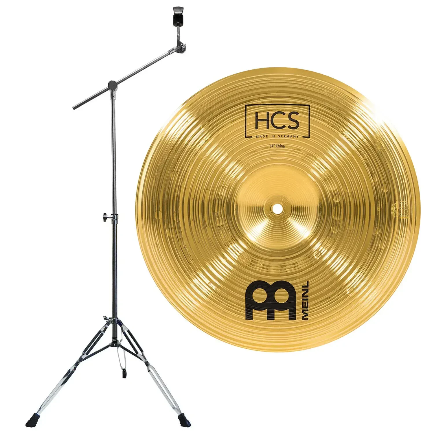 Тарелка барабанная MEINL 14" HCS China со стойкой