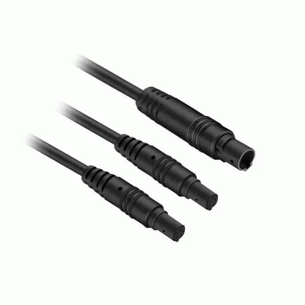Metra RGBW2-Y 12" 5-pin Female Micro DIN to Two Micro DIN Males Y Adapter