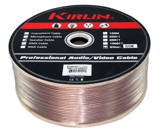 Кабель акустический KIRLIN SMC-0.12x60 2х3мм 1м