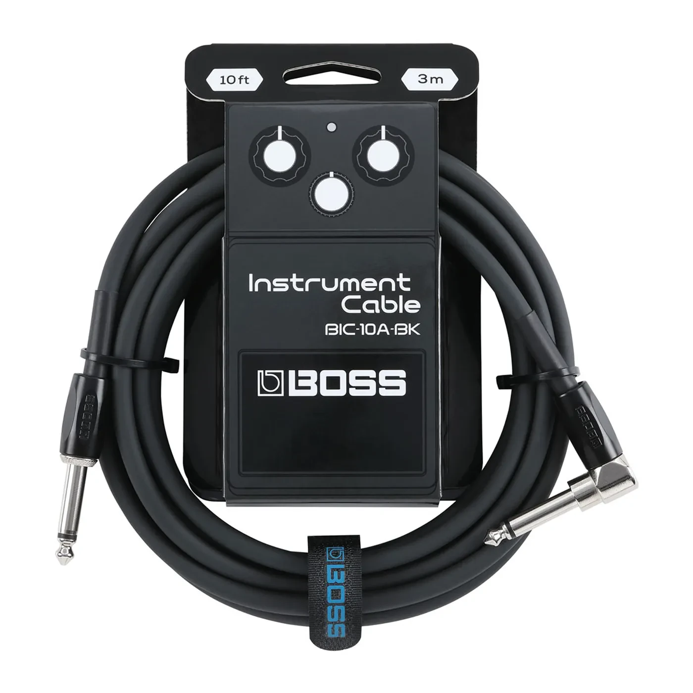 Инструментальный кабель BOSS BIC-10A-BK Black 3 м