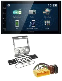 Автомагнитола для Ford Ranger (2007–2011) Kenwood 2-DIN, Bluetooth, USB, DAB, MP3