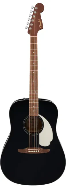 Б/У Акустическая гитара Fender California Standard Redondo 6-струнная, дредноут, верхняя дека ель, пикгард цвета слоновой кости, черный