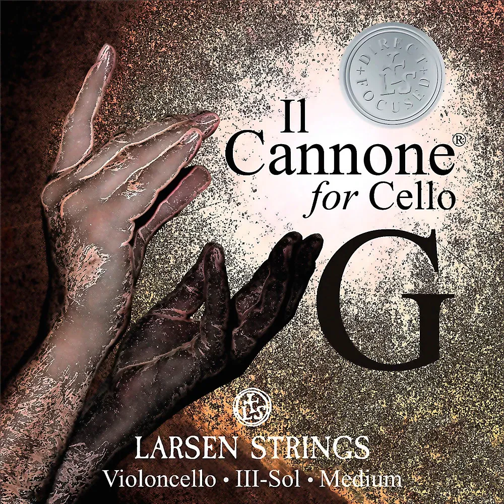 Larsen Strings Il Cannone DirectFocused Cello G String 44 Tungsten, Ball End