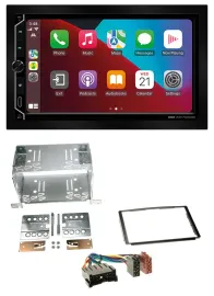 ESX 2DIN DAB USB MP3 Bluetooth Autoradio für Hyundai Santa Fe SM 04-06