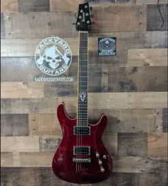 Электрогитара IBANEZ SZ520QM TRANSPARENT RED Used