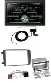 Pioneer CD USB MP3 Bluetooth 2DIN DAB Autoradio für Mercedes C-Klasse Vito CLK V