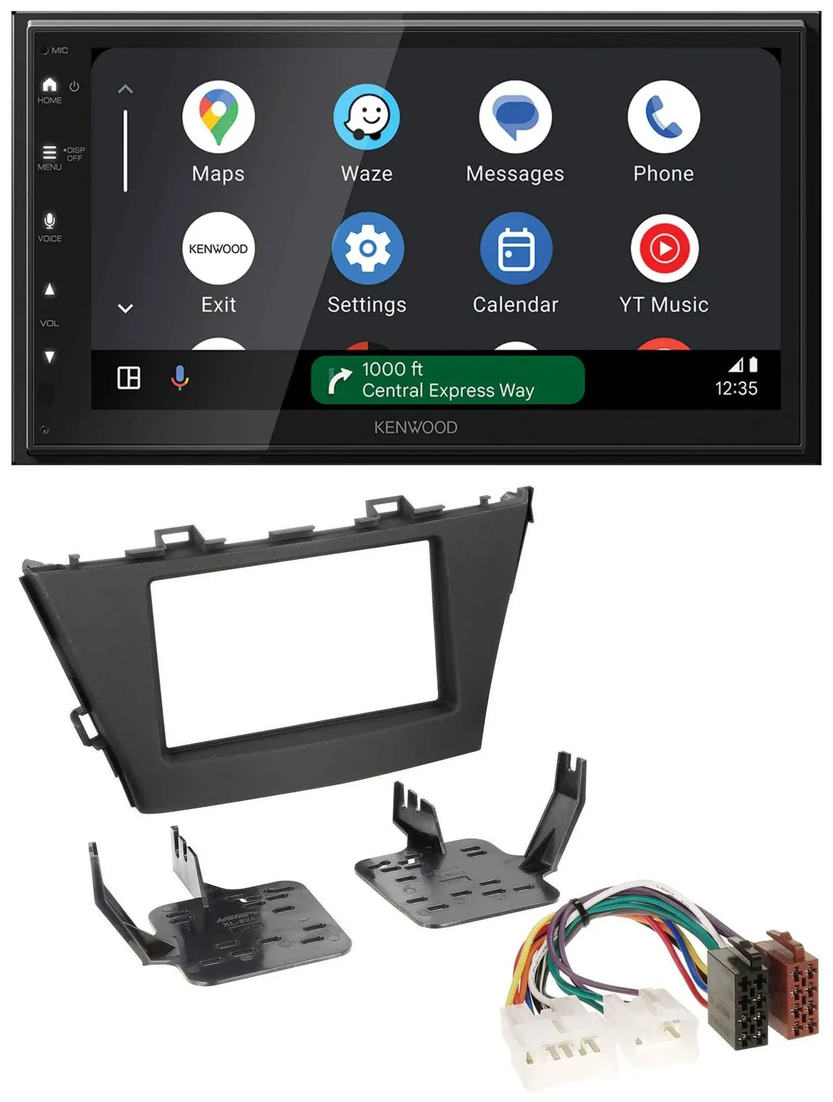 Автомагнитола для Toyota Prius+ (с 2012) Kenwood 2DIN DAB Bluetooth USB MP3