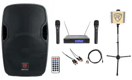 Rockville 12" Pro Karaoke Machine/System 4 ipad/iphone/Android/Laptop/TV/Tablet