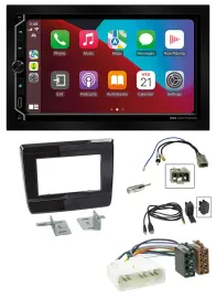 ESX 2DIN DAB USB MP3 Bluetooth Autoradio für Isuzu D-Max 2020 2021 Klavierlack