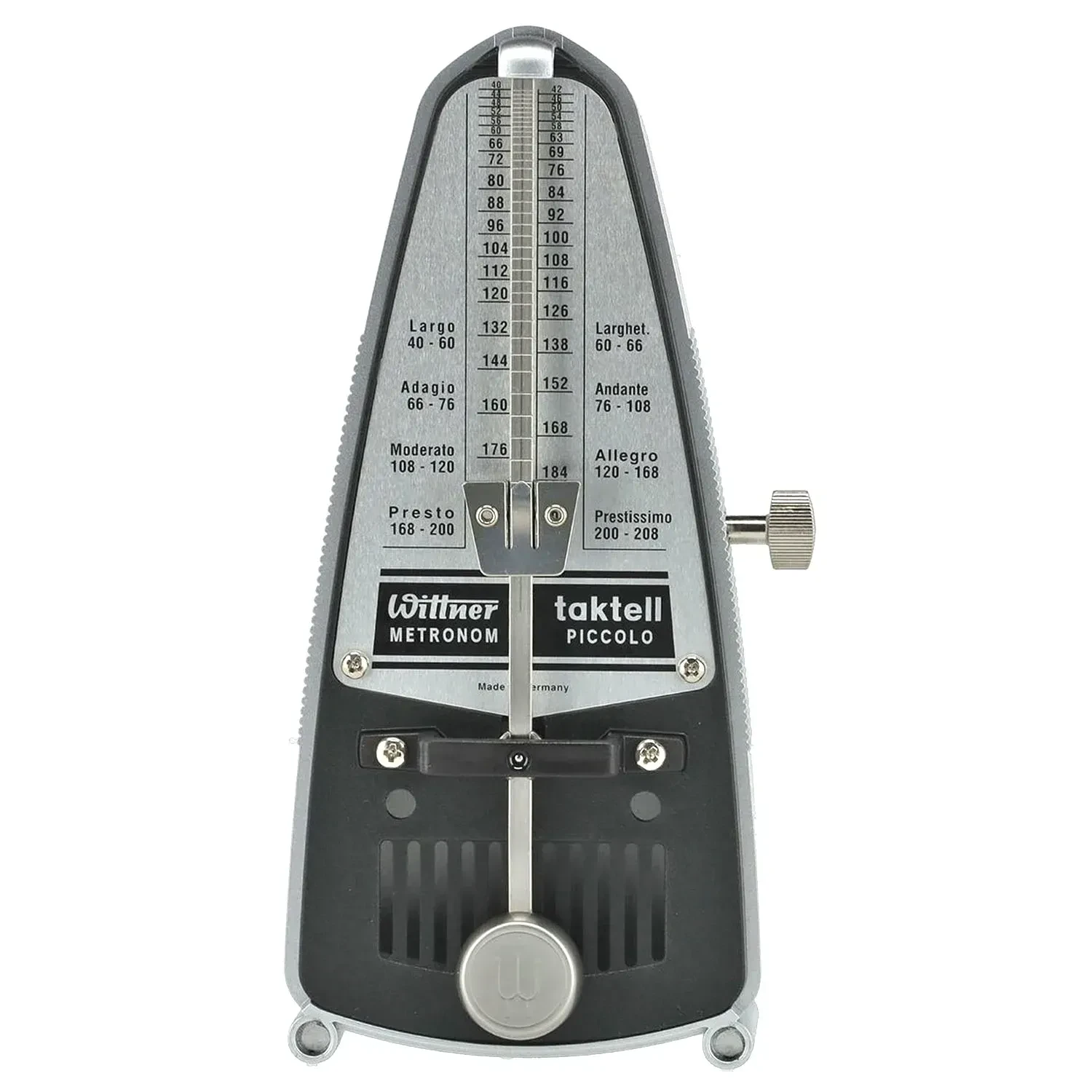 Метроном механический Wittner 838 Taktell Piccolo Silver