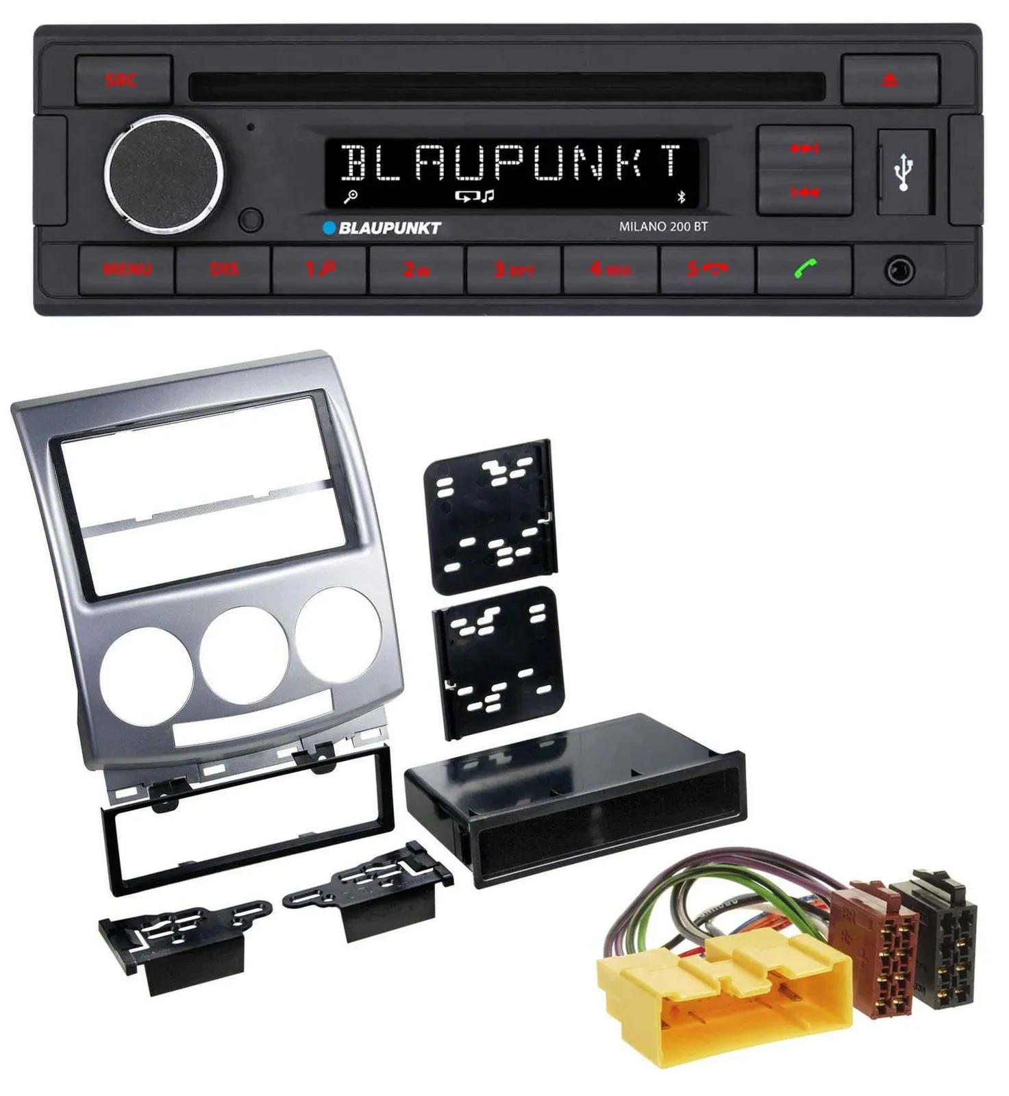 Автомагнитола для Mazda 5 (2005–2010) Blaupunkt CD, MP3, USB, Bluetooth, AUX