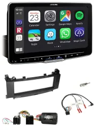 Alpine Bluetooth Lenkrad USB DAB Autoradio für Mercedes A-Klasse B-Klasse 2005-2