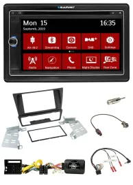 Blaupunkt Lenkrad DAB TMC 2DIN USB Bluetooth Navigation für BMW 3er E92 E93 E90