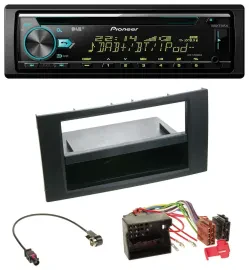 Автомагнитола Pioneer DAB MP3 CD USB Bluetooth для Ford Focus/Fiesta 2004–2008, черная