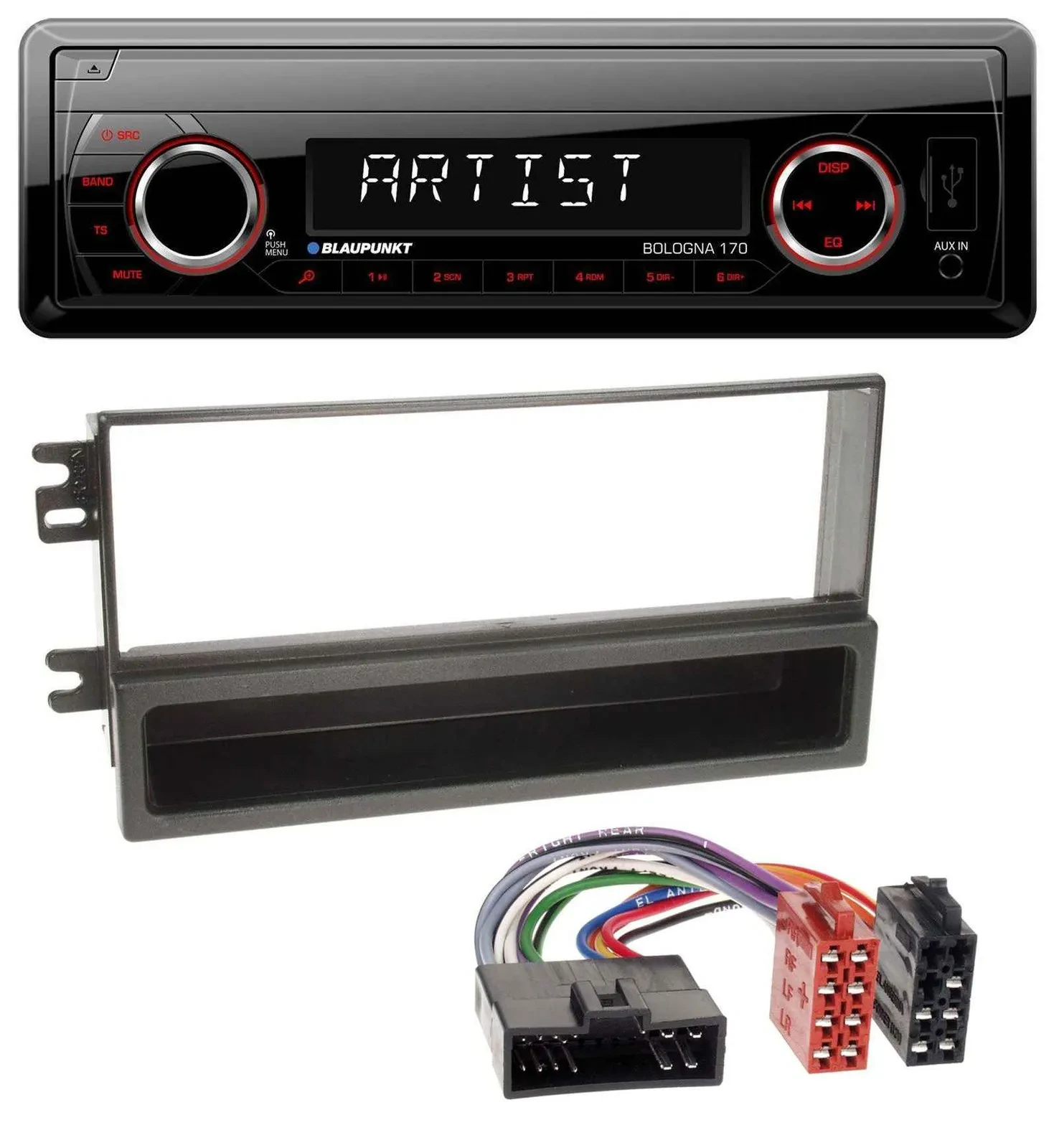 Blaupunkt SD USB 1DIN MP3 AUX Autoradio für Kia Sportage I (2000-2005)