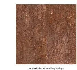 Виниловая пластинка Sandwell District - End Beginnings - Transparent Blue [New Vinyl LP] Blue, Color