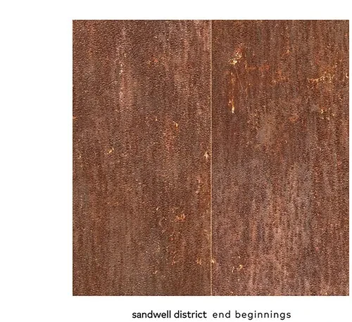 Виниловая пластинка Sandwell District - End Beginnings - Transparent Blue [New Vinyl LP] Blue, Color
