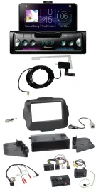 Автомагнитола для Jeep Renegade Pioneer DAB, Bluetooth, USB, управление с руля