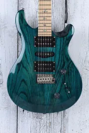 PRS SE Swamp Ash Special HHS Electric Guitar Iri Blue Finish with Gig Bag