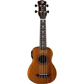 Укулеле Luna Guitars Vintage Mahogany Soprano Acoustic-Electric Ukulele Satin Natural