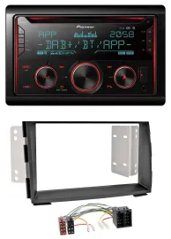 Автомагнитола Pioneer 2-DIN DAB MP3 Bluetooth USB CD для Kia Venga (YN, с 2009)