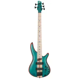 Ibanez Electric Bass Solid SR Premium 5-String Electric Guitar (Caribbean Green)
