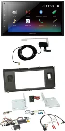 Автомагнитола Pioneer 2DIN, DAB, Bluetooth, USB, поддержка кнопок на руле, для Land Rover Range Rover Evoque (с 2014)