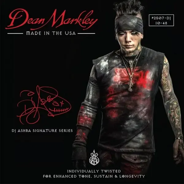 Струны для электрогитары Dean Markley DM2507-DJ Artist Series Dj Ashba 10-48